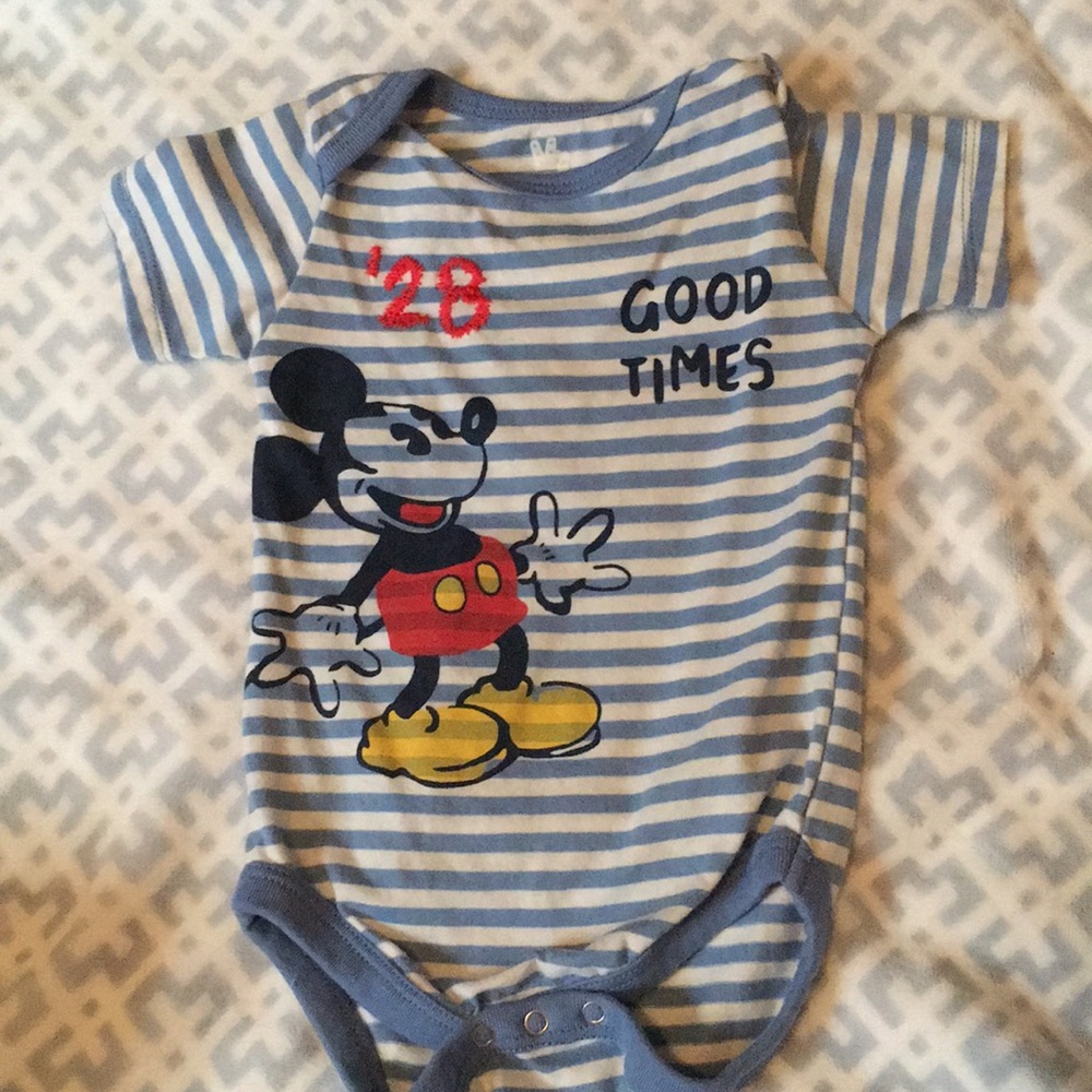 Mickey Mouse onesie
